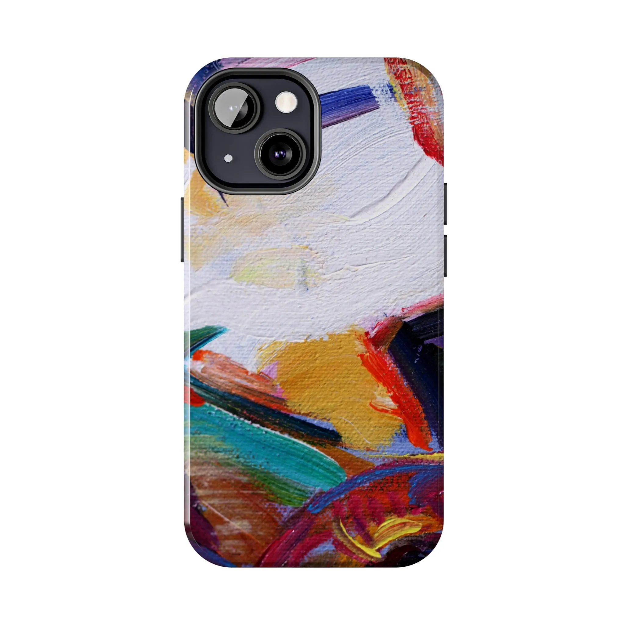 Abstract Art Oil Painting iPhone 15 14 13 Case, Modern Aesthetic Tough Phone 12 11 Pro Max Print Gift XS XR X 7 Plus 8 Plus Cell Phone