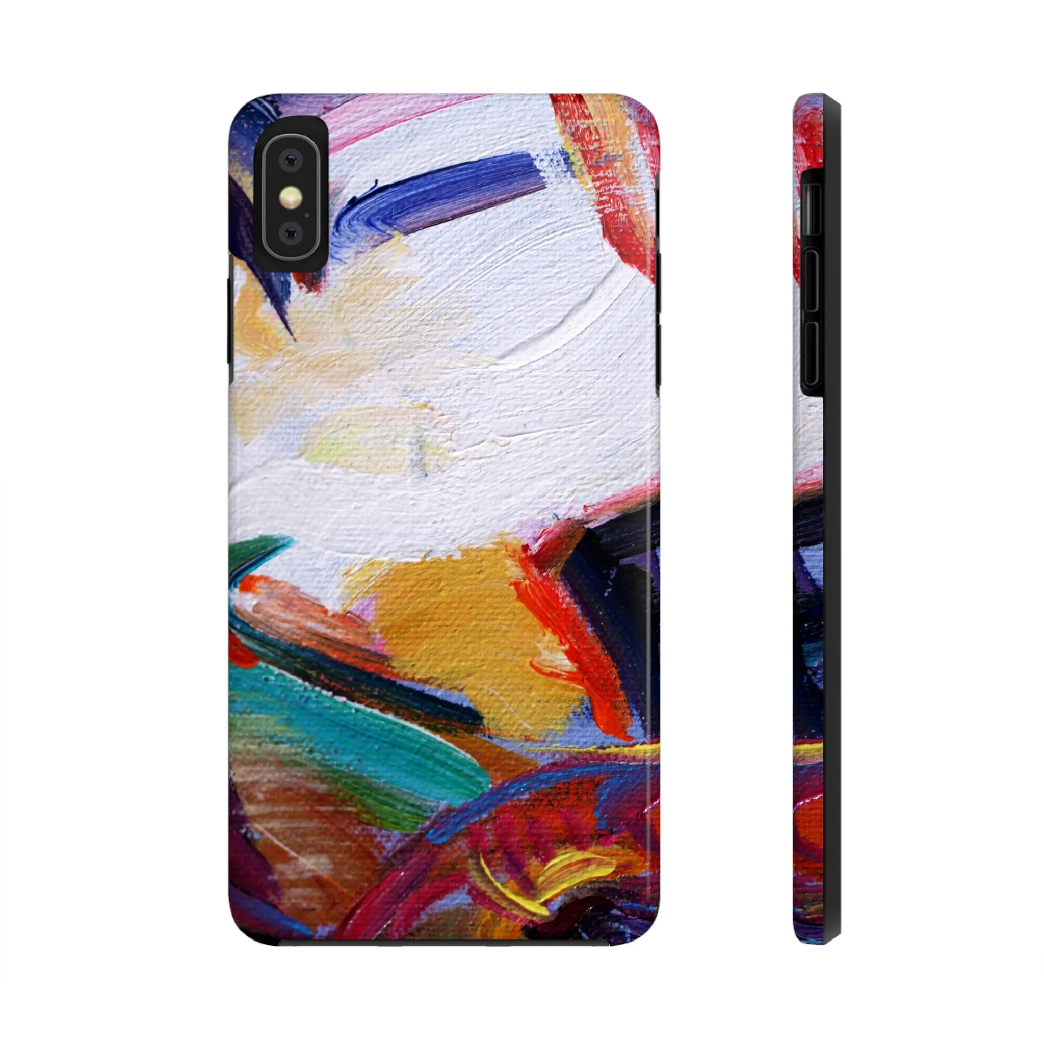 Abstract Art Oil Painting iPhone 15 14 13 Case, Modern Aesthetic Tough Phone 12 11 Pro Max Print Gift XS XR X 7 Plus 8 Plus Cell Phone