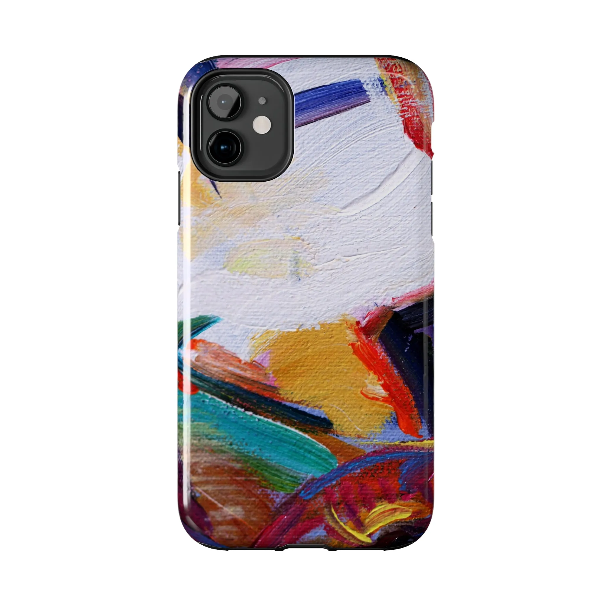 Abstract Art Oil Painting iPhone 15 14 13 Case, Modern Aesthetic Tough Phone 12 11 Pro Max Print Gift XS XR X 7 Plus 8 Plus Cell Phone