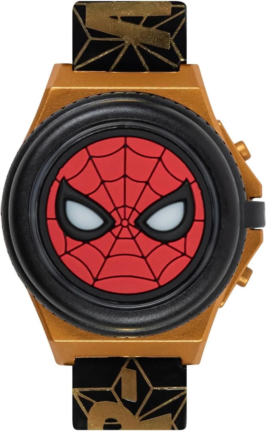 Accutime SPD4593AZ Marvel Boy's Spiderman Light Up Digital Watch with Flip Open Face