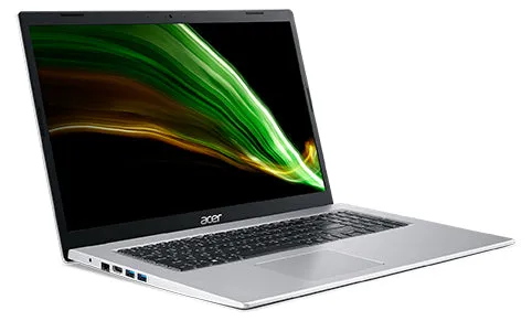 Acer Aspire, Laptop, Intel Core i7-1165G7, 8 GB RAM, 512 GB SSD, 17.3" Inch FHD Display, Win 11 Home, Silver