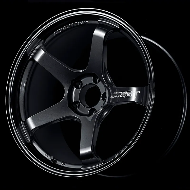 Advan GT Beyond 19x10.5  32 5-112 Racing Titanium Black Wheel