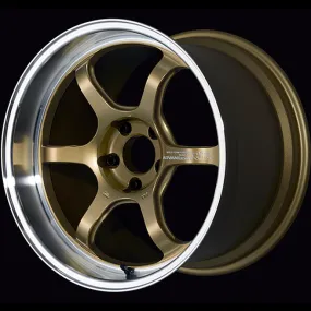 Advan R6 18x9.5  12 5-114.3 Machining & Racing Brass Gold Wheel