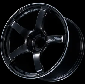 Advan Racing TC-4 18x9.5  35 5-114.3 | Racing Black Gunmetallic and Ring Wheel (15  WRX STI)