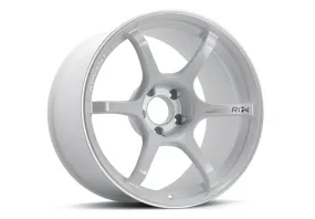 Advan RG-4 18x8.5  45 5-112 Racing White Metallic & Ring Wheel