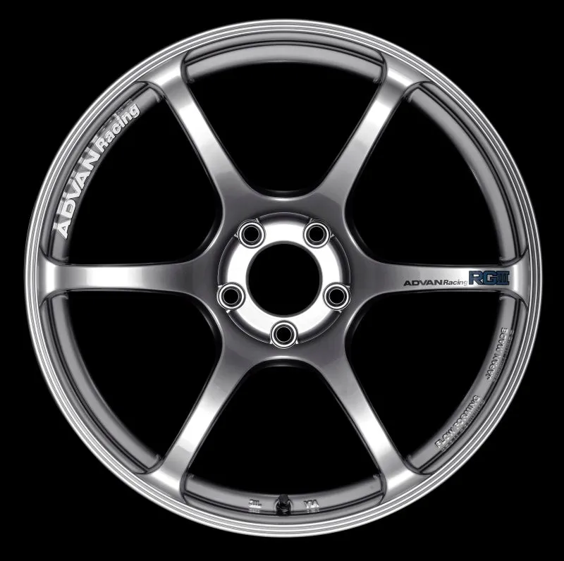 Advan RGIII 18x8.0  42 5-112 Racing Hyper Black Wheel