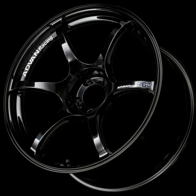 Advan RGIII 19x10.5  25 5-114.3 Racing Gloss Black Wheel