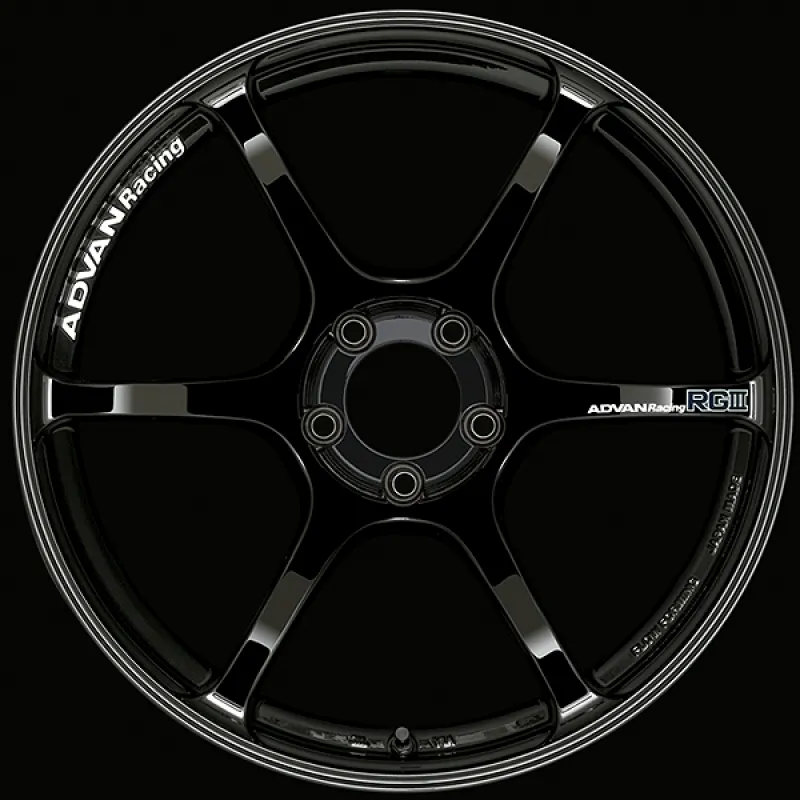 Advan RGIII 19x8.5  45 5-114.3 Racing Gloss Black Wheel