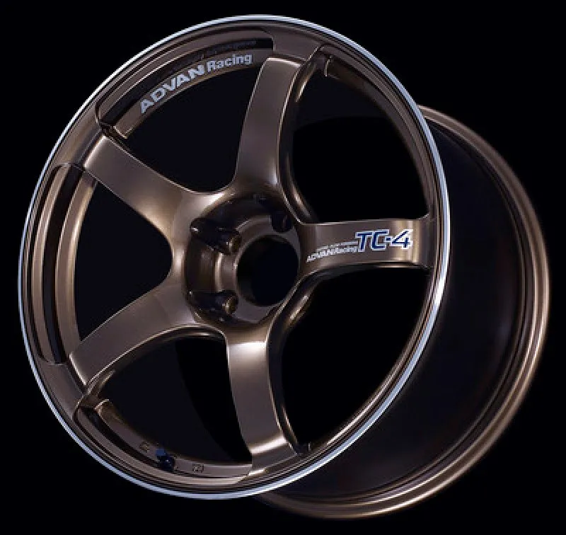 Advan TC4 17x9  63 5x114.3 Racing Umber Bronze and Ring Wheel