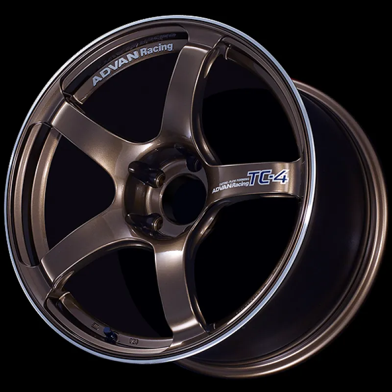 Advan TC4 17x9  63 5x114.3 Racing Umber Bronze and Ring Wheel