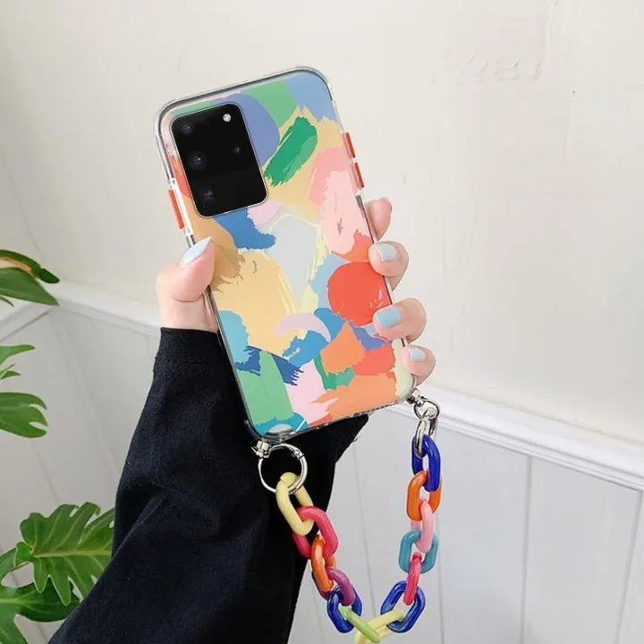 Aesthetic Artsy Anti-shock Case with Bracelet - Samsung