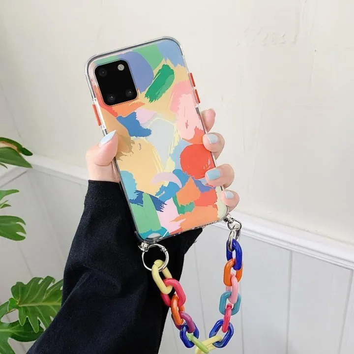 Aesthetic Artsy Anti-shock Case with Bracelet - Samsung