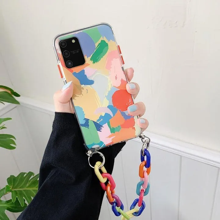 Aesthetic Artsy Anti-shock Case with Bracelet - Samsung