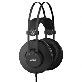 AKG K52 Closed-Back Headphones for Live Sound Monitoring & Recording Studios