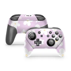 Aster Daisy Nintendo Switch Pro Controller Skin