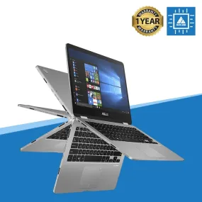 ASUS TP401MA-BZ265T PEN-N5030/4GB/128GB SSD/14/W10H TCH W/ STYLUS (GRY)