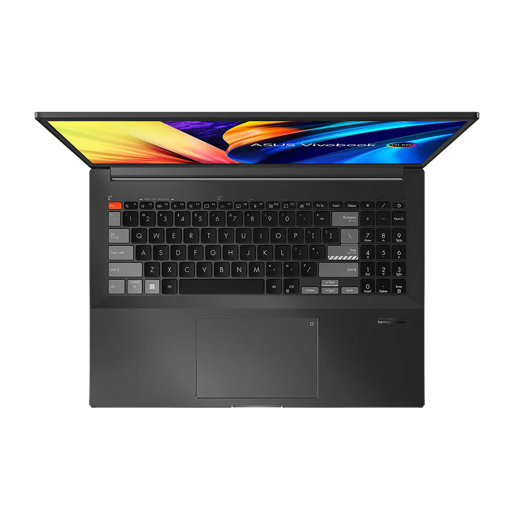 ASUS Vivobook Pro 16X OLED M7600RE-L2028W AMD Ryzen™ 9 6900HX Laptop 40.6 cm (16") WQUXGA 32 GB LPDDR5-SDRAM 1 TB SSD NVIDIA GeForce RTX 3050 Ti Wi-Fi 6 (802.11ax) Windows 11 Home Black