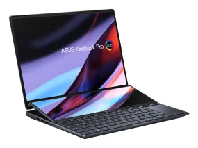 ASUS Zenbook Pro 14 Duo OLED UX8402ZE-M3022W Intel® Core™ i9 i9-12900H Laptop 36.8 cm (14.5") Touchscreen 2.8K 32 GB LPDDR5-SDRAM 1 TB SSD NVIDIA GeForce RTX 3050 Ti Wi-Fi 6E (802.11ax) Windows 11 Home Black