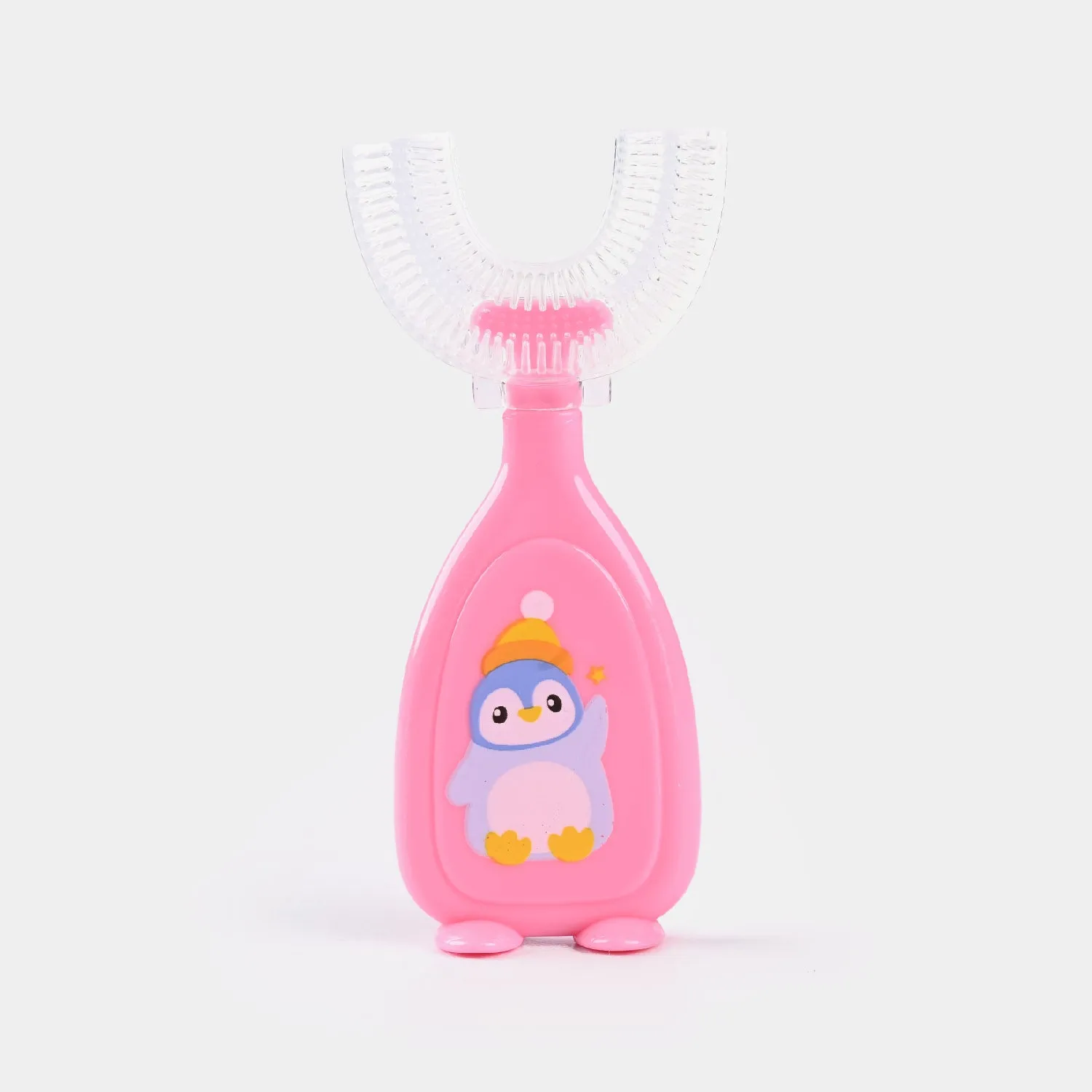 Baby U Shaped Tooth Brush   Teether | Pink