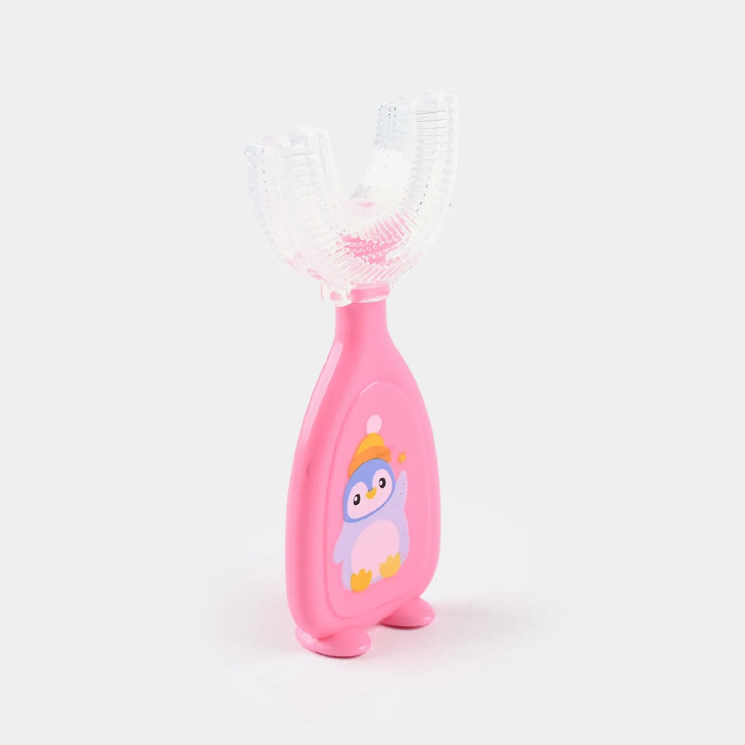 Baby U Shaped Tooth Brush   Teether | Pink