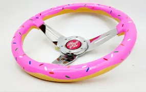 Ballfix Racing Strawberry Frost Donut Steering Wheel