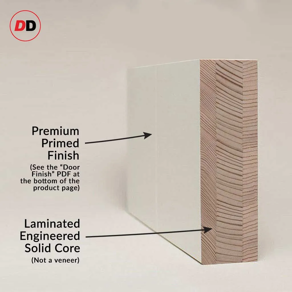 Bespoke Handmade Eco-Urban® Colorado 6 Panel Single Absolute Evokit Pocket Door DD6436 - Colour Options