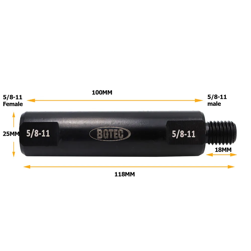 BGTEC Diamond Core Bits Extension Rod with 5/8-11 or M14 Thread for Drilling Deep Holes