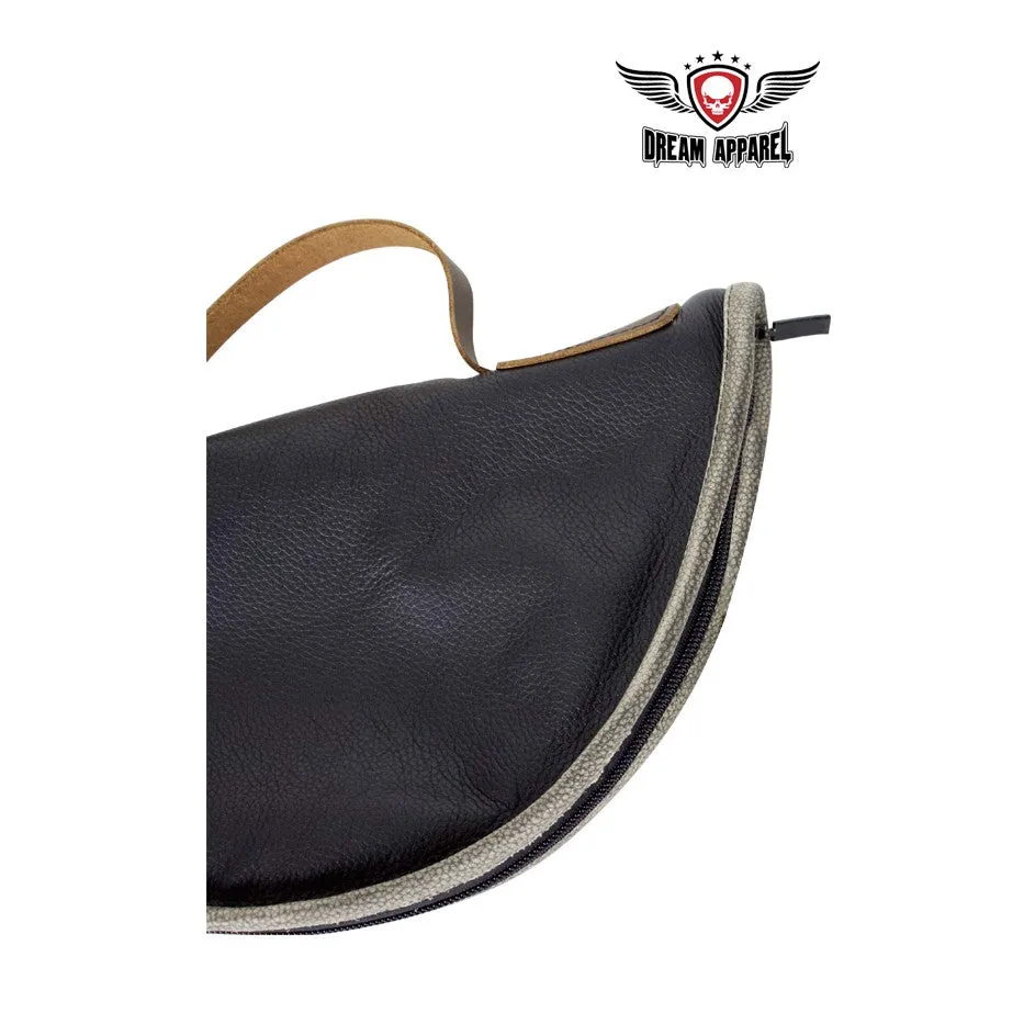 Black Leather Gun Case