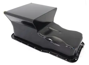 Black Steel Drag Race Oil Pan, Stock Capacity RPCR9737P