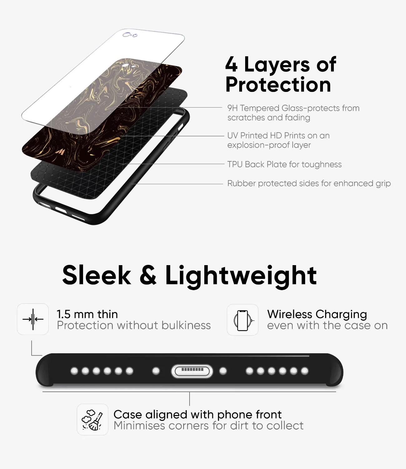 Boarding Pass Ticket Glass Case