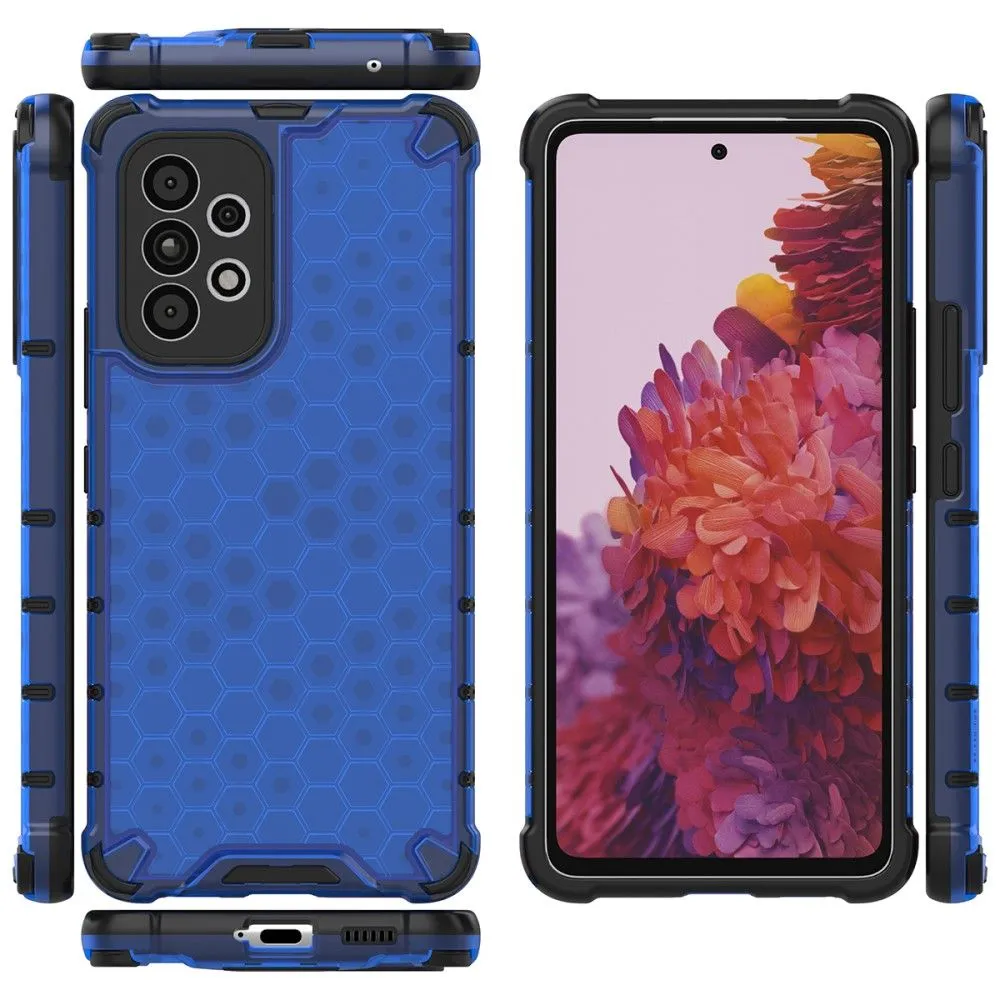 Bofink Honeycomb Samsung Galaxy A73 case - Blue