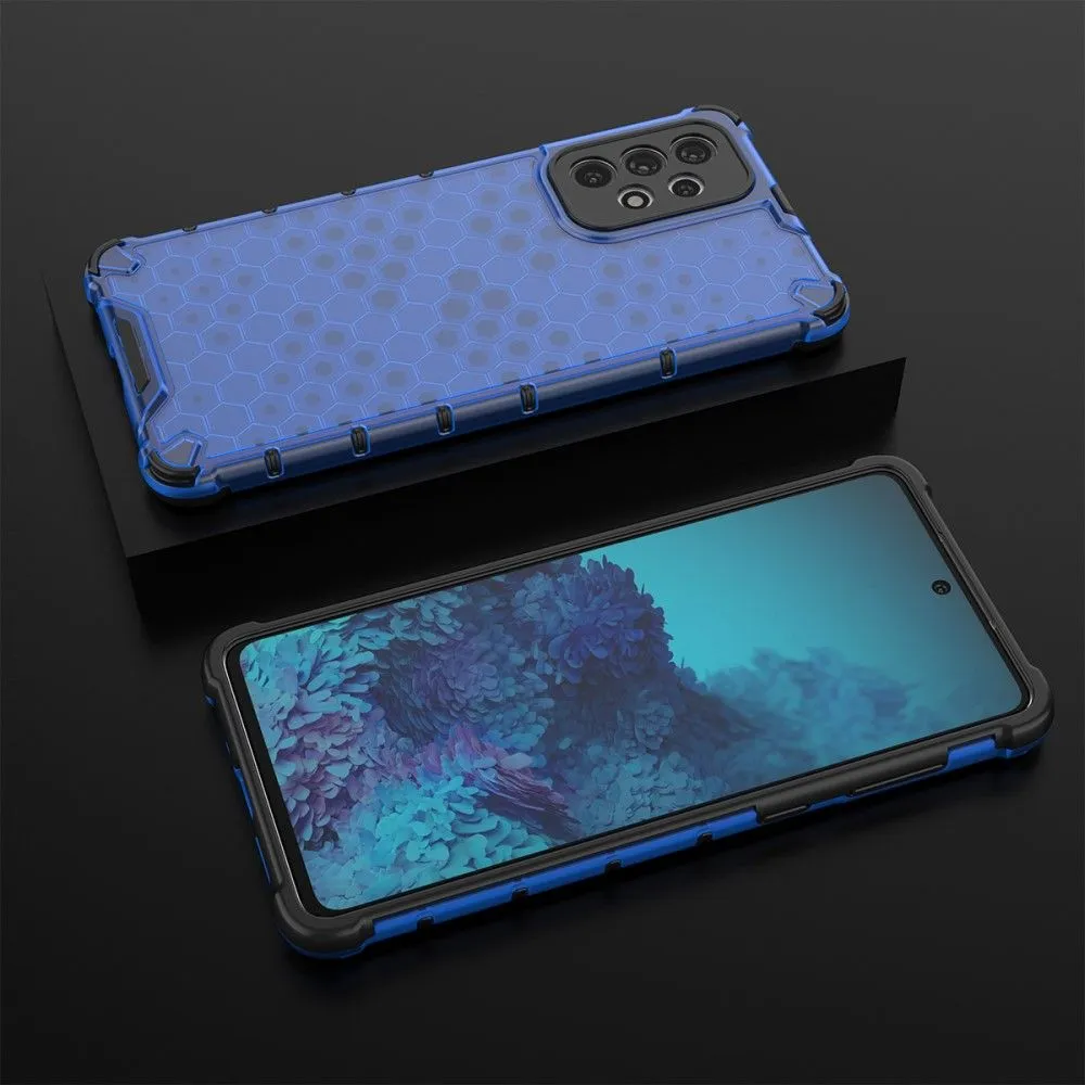 Bofink Honeycomb Samsung Galaxy A73 case - Blue