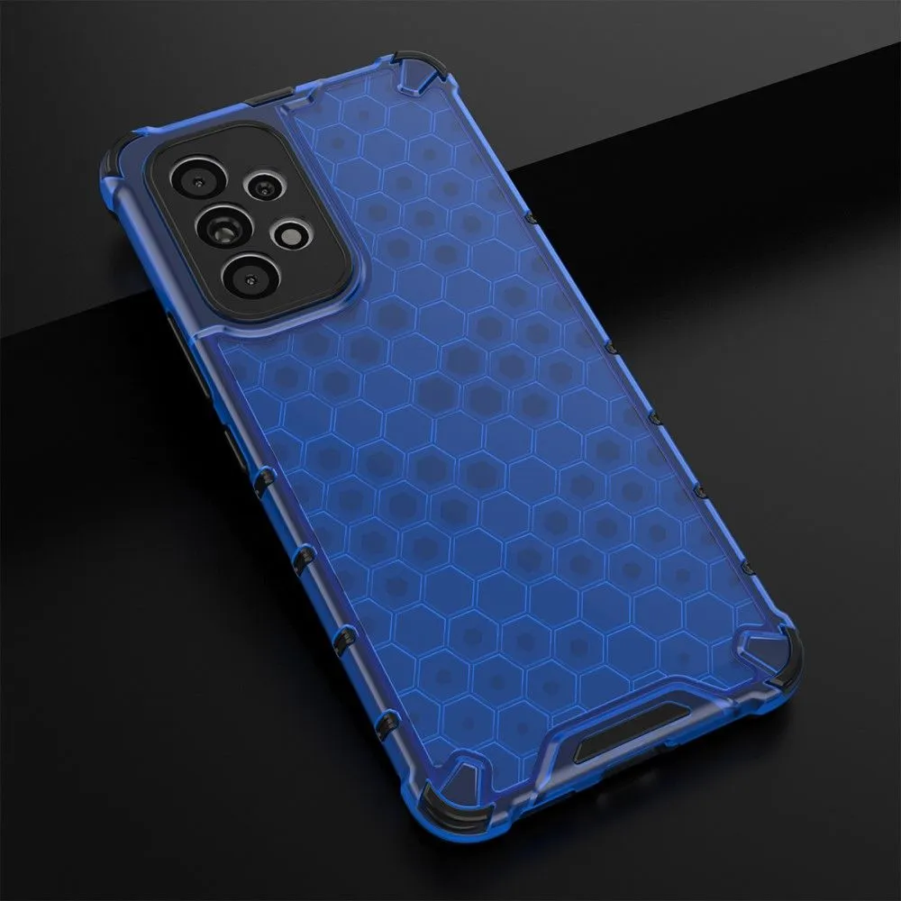 Bofink Honeycomb Samsung Galaxy A73 case - Blue