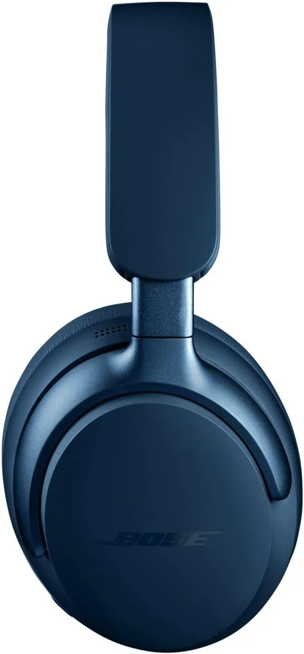 Bose QuietComfort Ultra Wireless Noise Cancelling Headphones - Spatial Audio, Mic, 24-Hour Battery, Lunar Blue (Limited Edition)