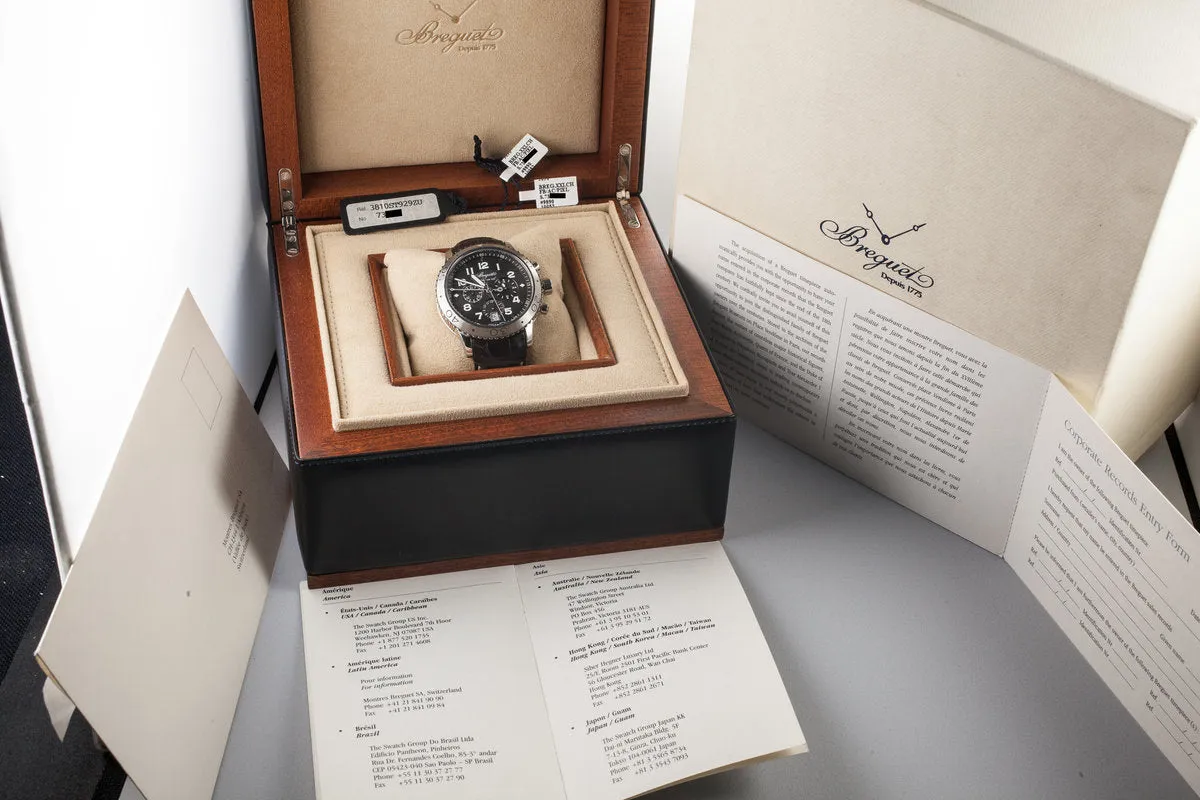 Breguet XXI 3810ST92/9ZU Flyback with Box