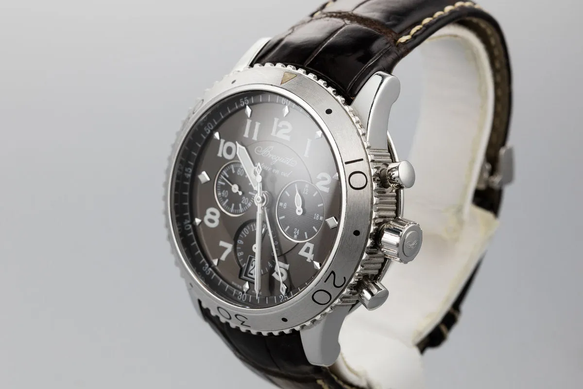 Breguet XXI 3810ST92/9ZU Flyback with Box