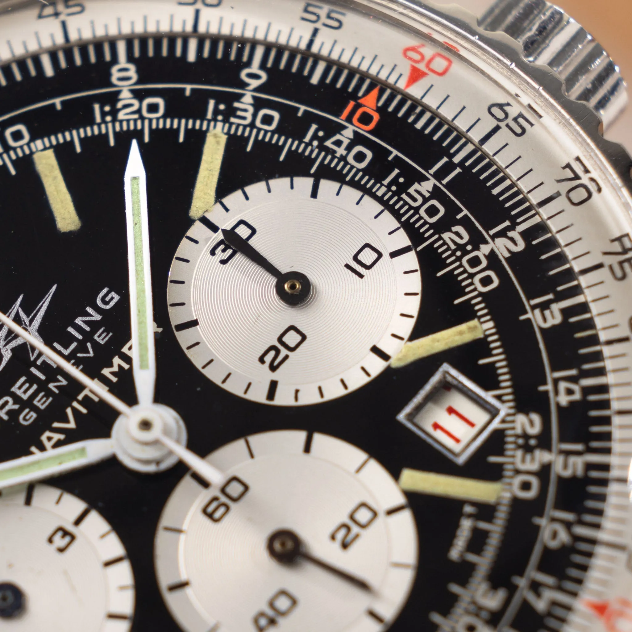 Breitling Navitimer Black Dial”Twin jet” Ref 7806