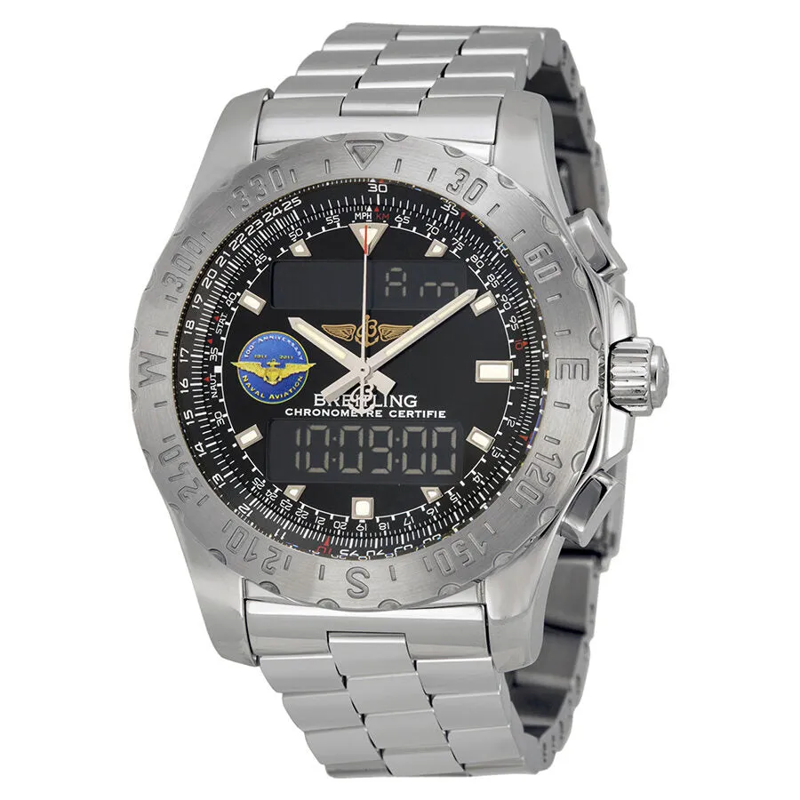 Breitling Professional Airwolf Black Dial Stainless Steel Men's Watch A7836323-BA86SS