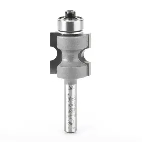 Bullnose Router Bit | 9⁄64 Radius x 21⁄32 Dia x 3⁄4 x 1⁄4" Shank | 51568 | 738685515686