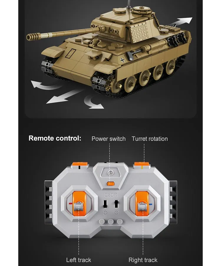 C61073W - Panther Tank Remote Control / Blocks