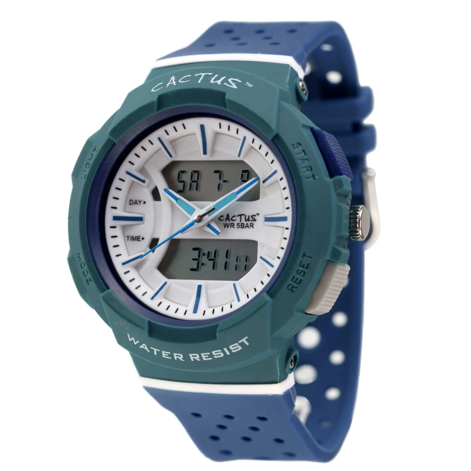 Cactus Watches | Analogue Digital Combo Watch | Blue