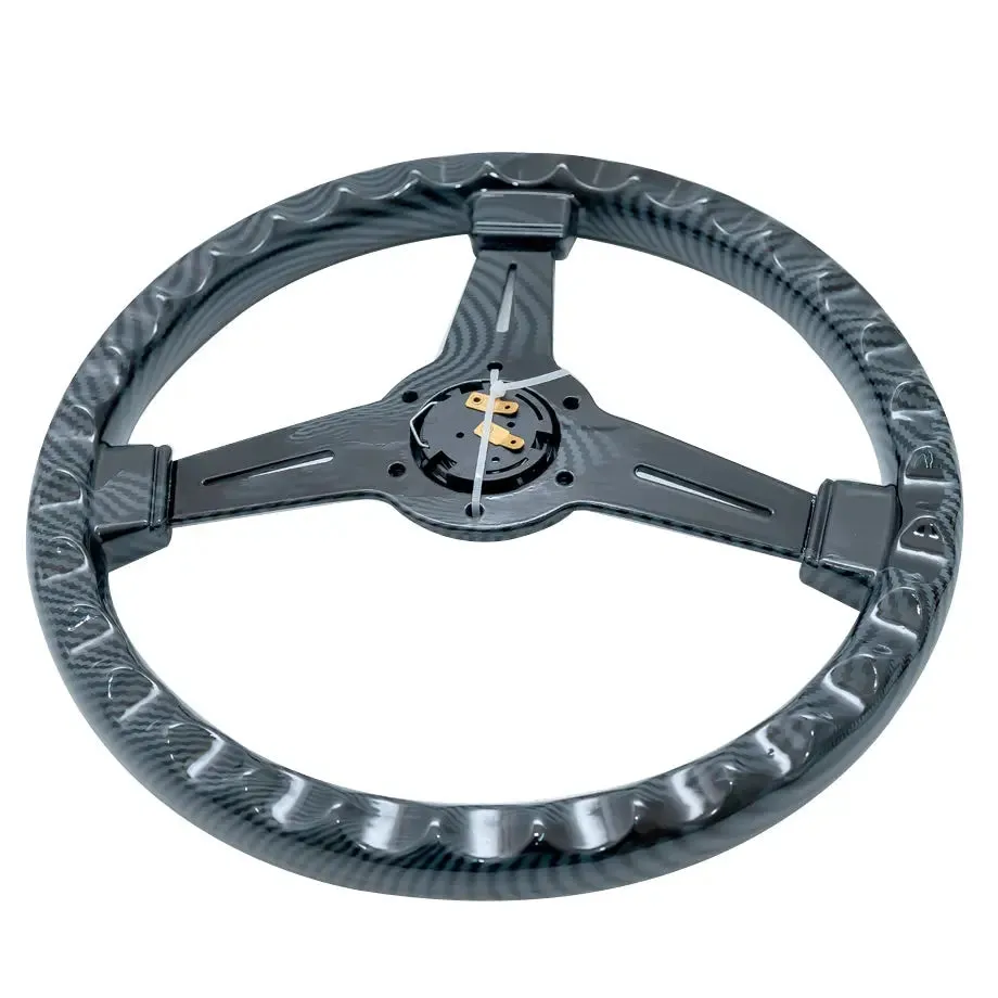 Carbon Racing Style Steering Wheel (350mm)