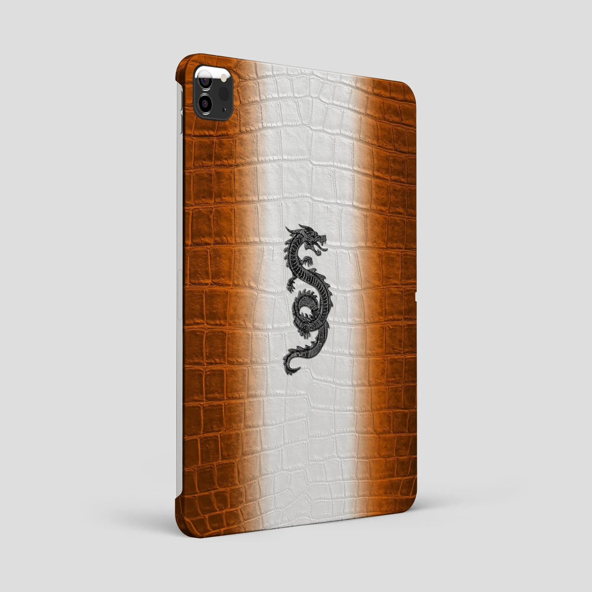 Case with Carbon Dragon For iPad Pro 12.9-inch (5th gen) In Himalayan Crocodile