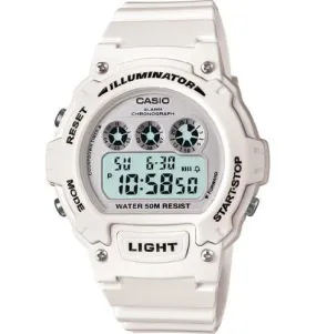 Casio Kids Black Resin Digital Watch White