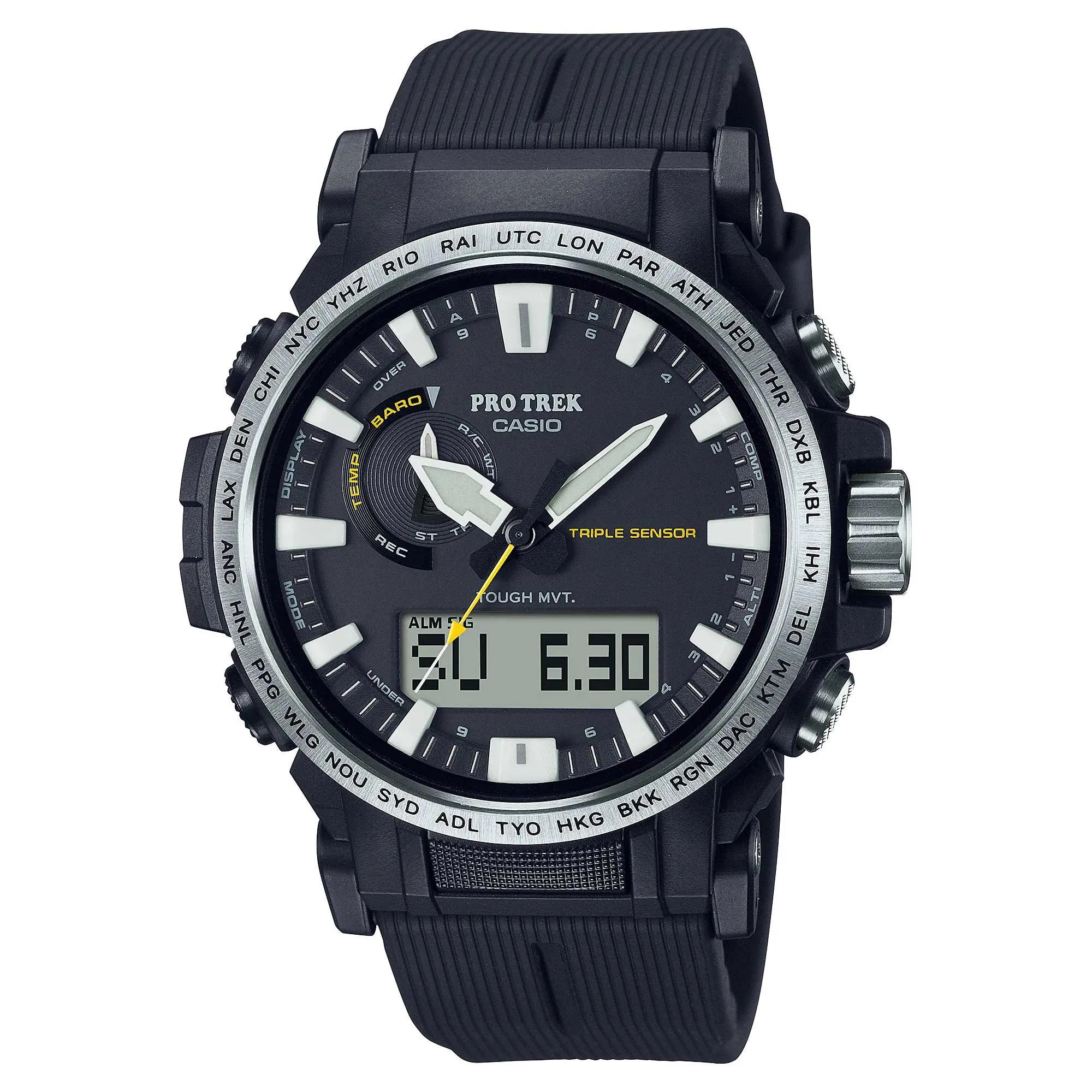 Casio Men's Watch - Pro Trek Ana-Digi Dial Biomass Based Plastic Strap | PRW61-1A