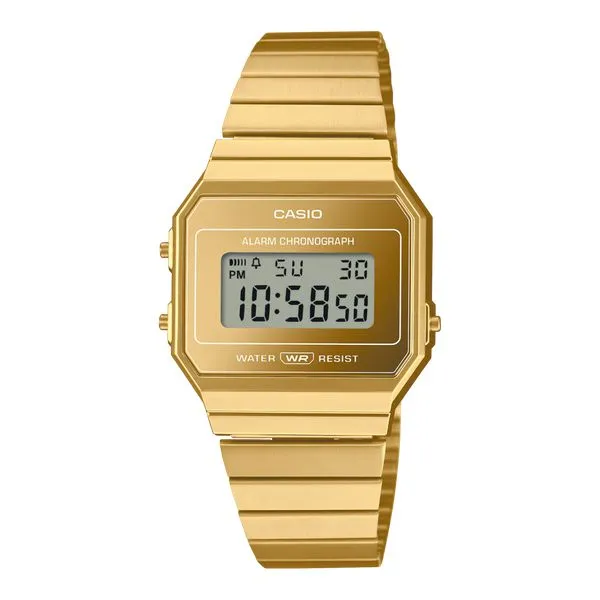 Casio Vintage Digital Watch A700WEVG-9AV Vintage Gold