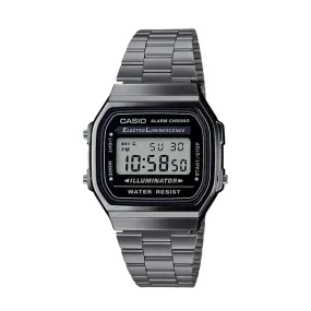 Casio Vintage Digital Watch Gun Grey Water Resistant