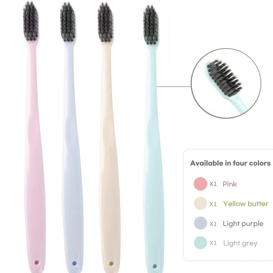 CHARCOAL TOOTHBRUSH_(SET OF 4)