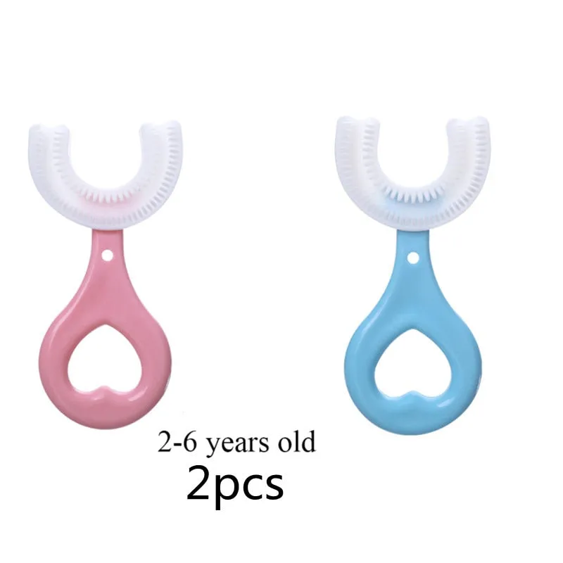 Children's 360 Degree U-shaped Child Toothbrush