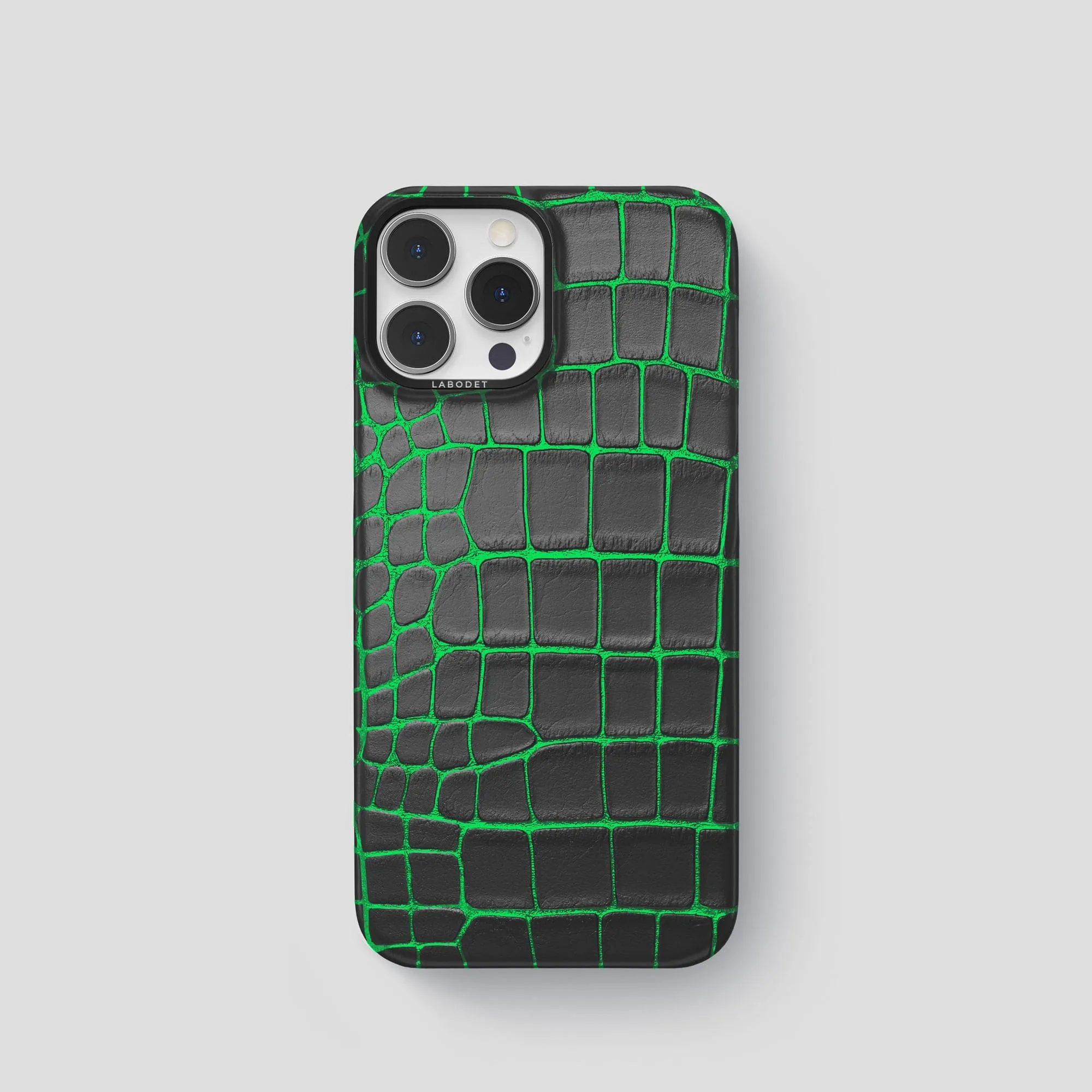 Classic Case For iPhone 14 Pro In Luminescent Alligator